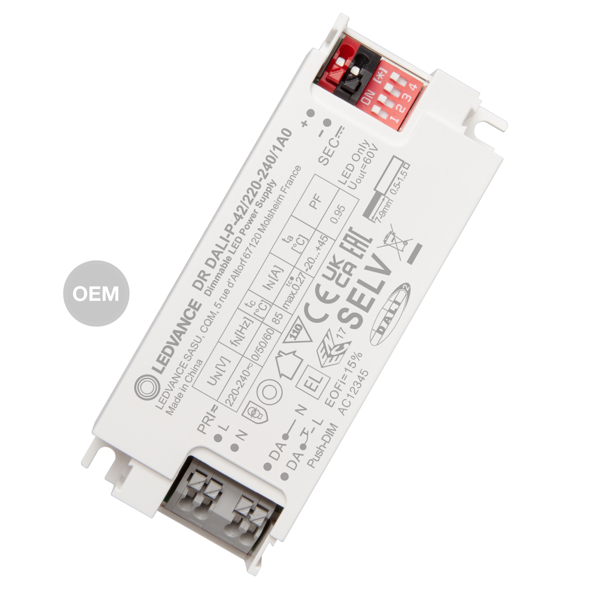 LED Driver DR DALI-P 42/220-240/1A0 OEM Gen3