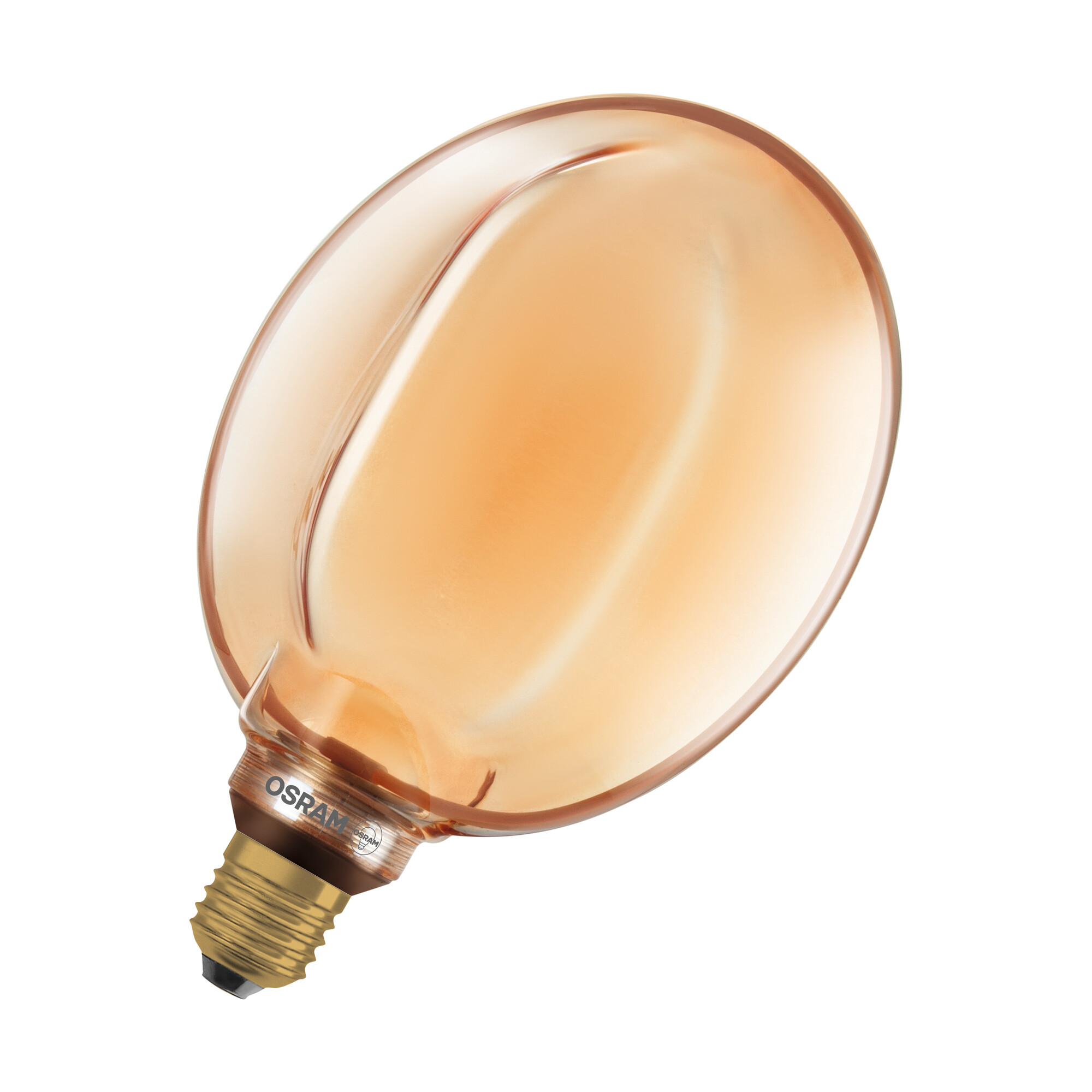 LED CL GLB O 183 818 220lm E27 DIM Gold