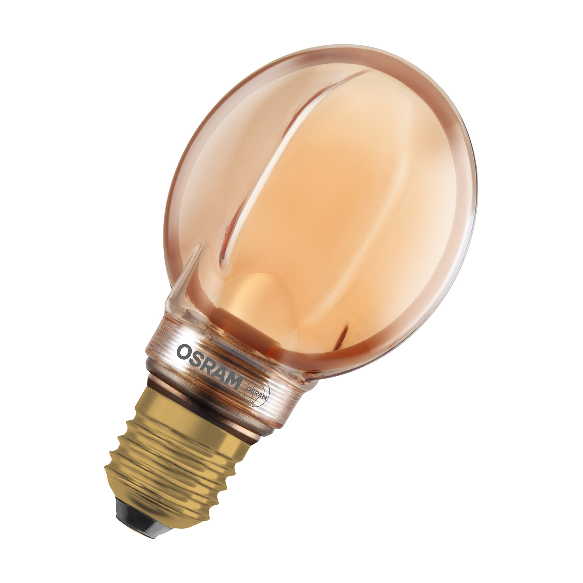 LED CL GLB O 80 818 220lm E27 DIM Gold