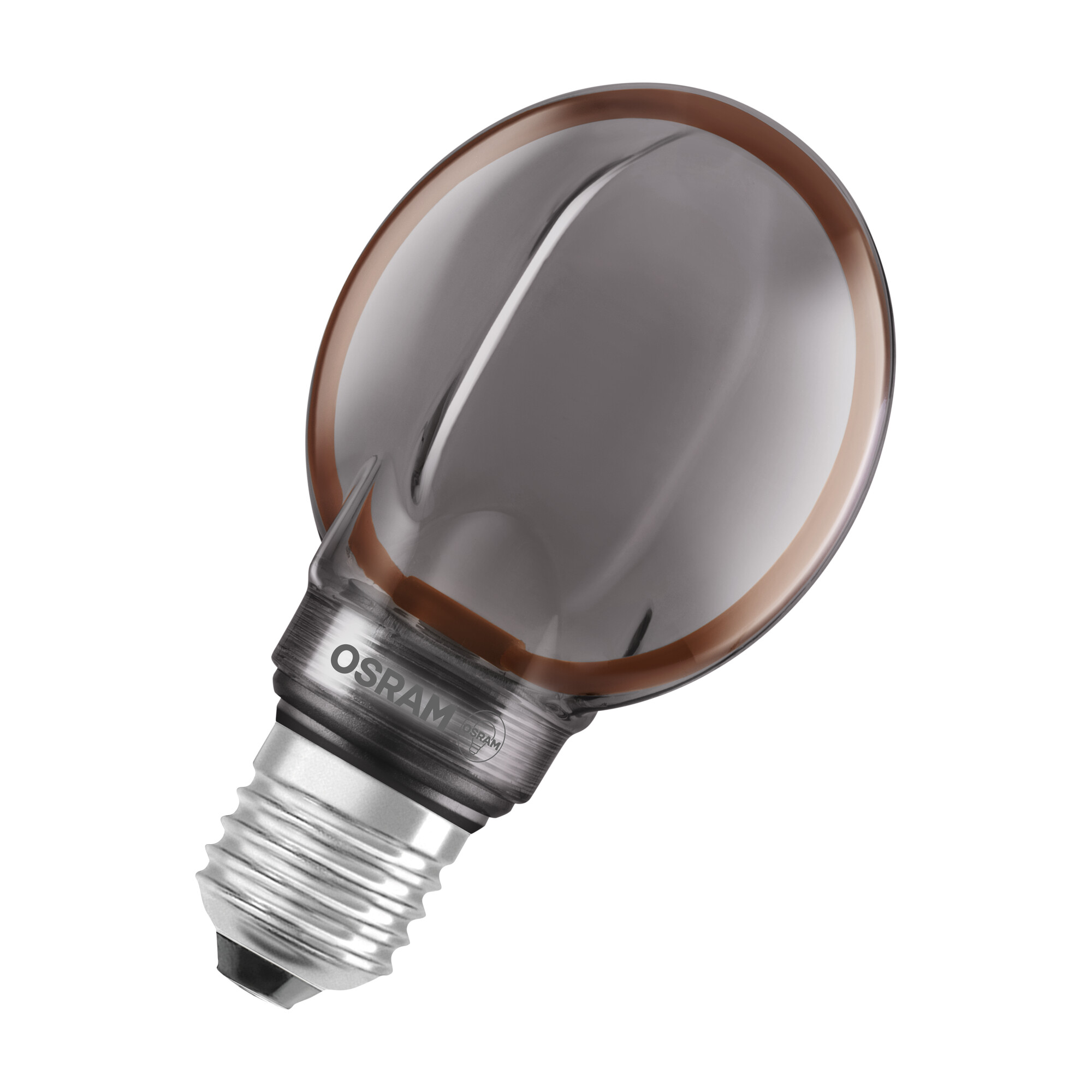 LED CL GLB O 80 818 110lm E27 DIM Smoke