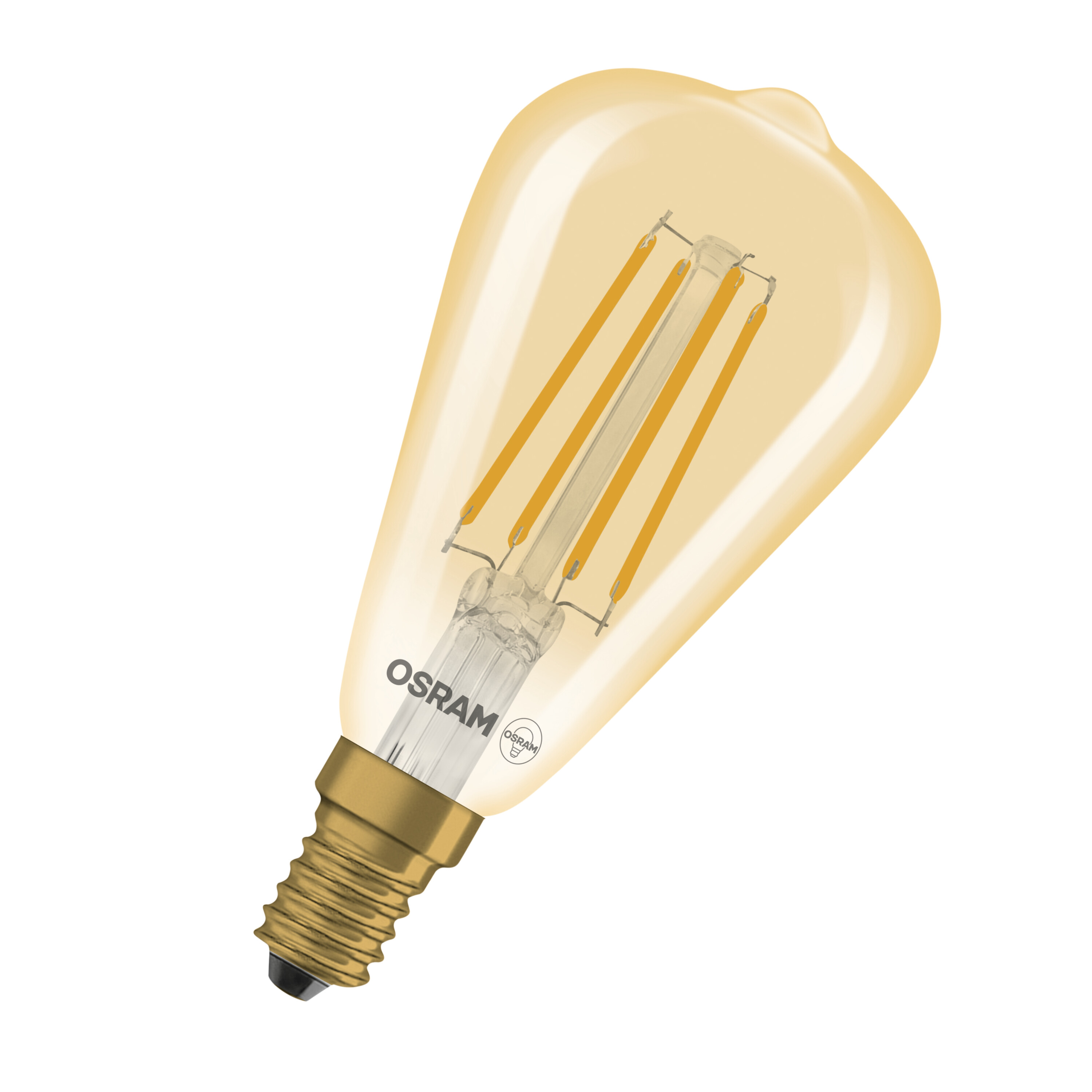 LEDpære 1906 EDI ST48 32 DIM 822 GLD E14