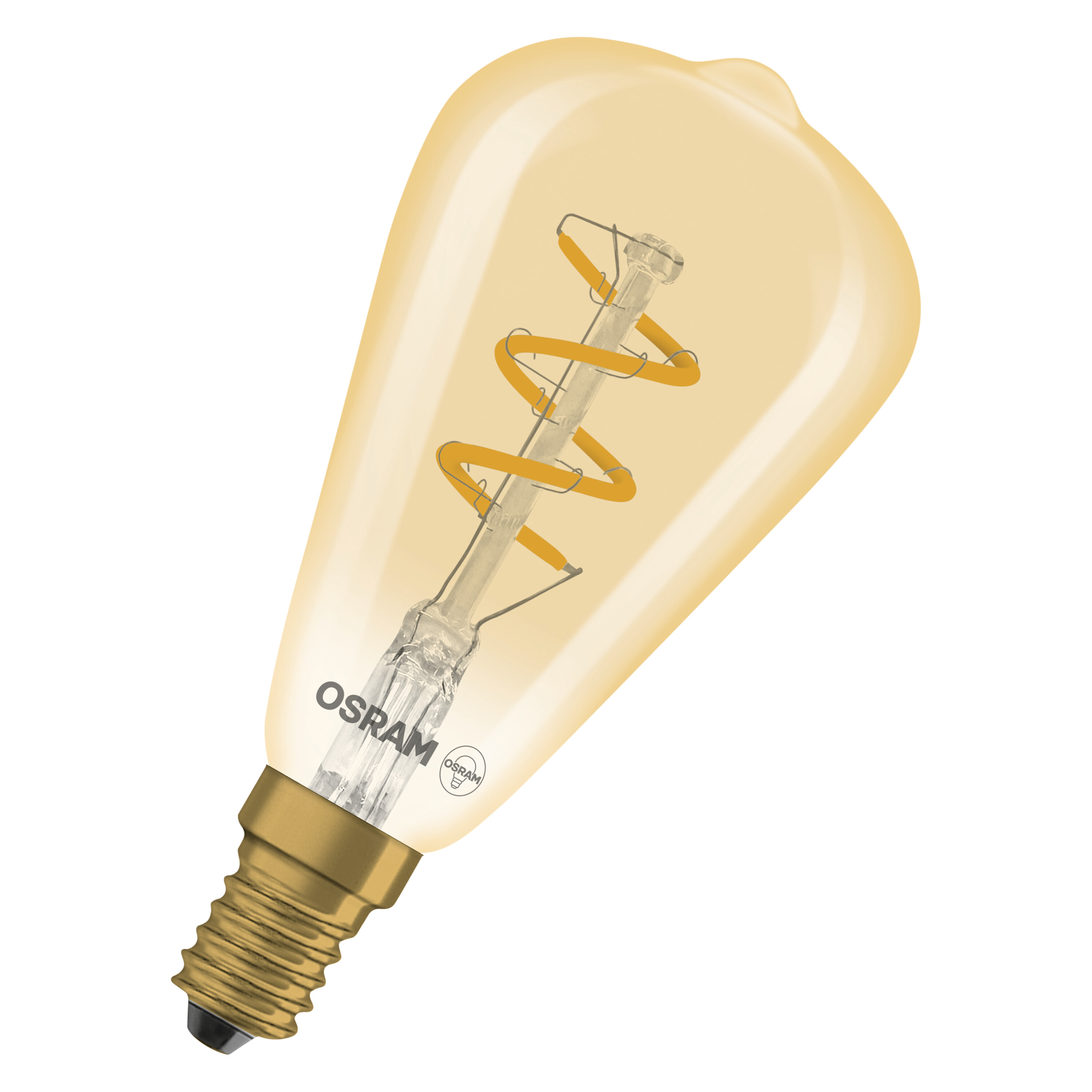 LEDpære 1906 EDI ST48 25 DIM 822 GLD E14