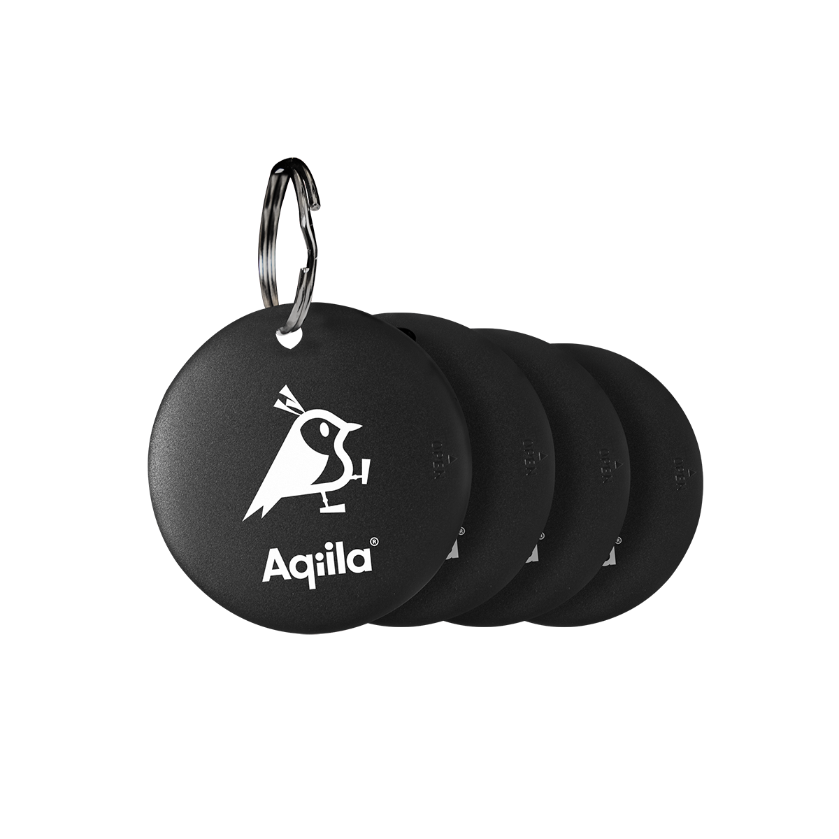 Sporingsbrikke nøkkelring Tagbird 4-pack