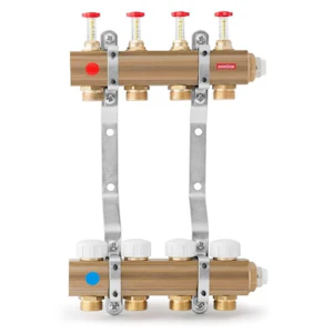 kan-therm Onnline kolektorius e75 1" 10+10 10 šakų, reg., žalv.