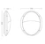 concord Outdoors wall luminaire brio ip65 28w 2d bk hd