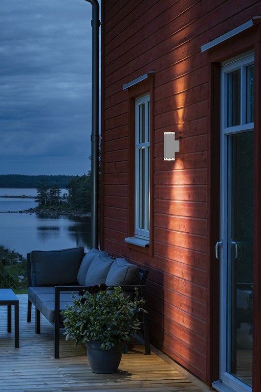 konstsmide Väggarmatur pollux 407-250 ip44 2xgu10 vi