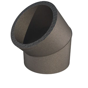 ubbink Polietileno alkūnė ø160mm, 45°