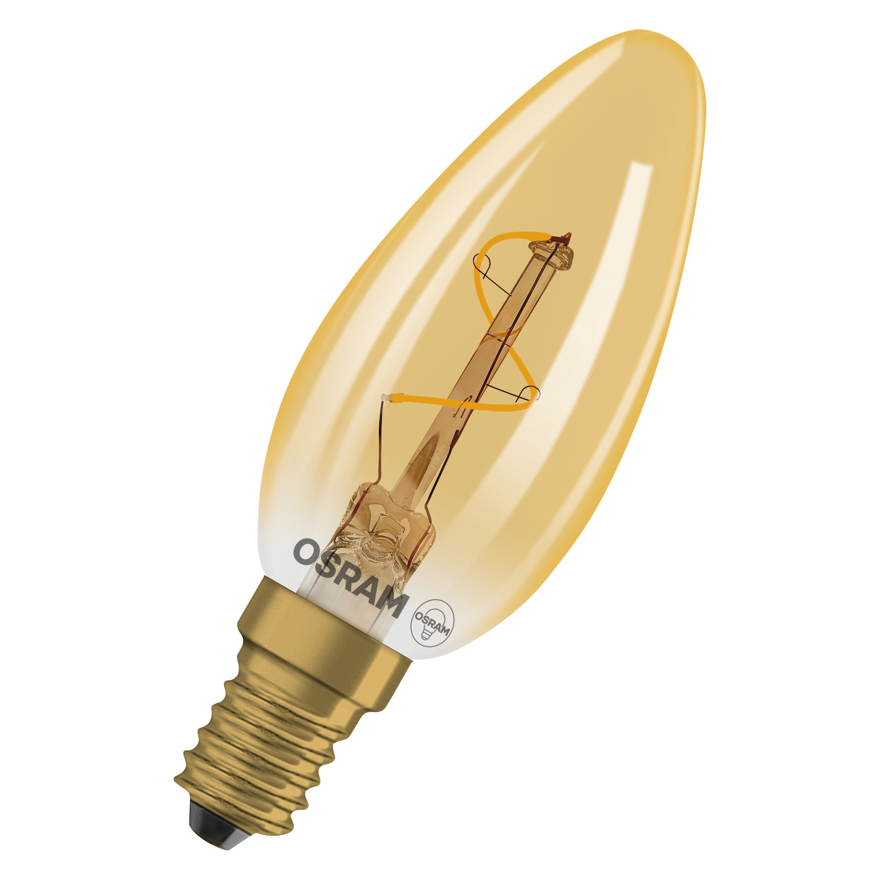 LEDpære 1906 VIN CLB 30lm 822 Gold E14