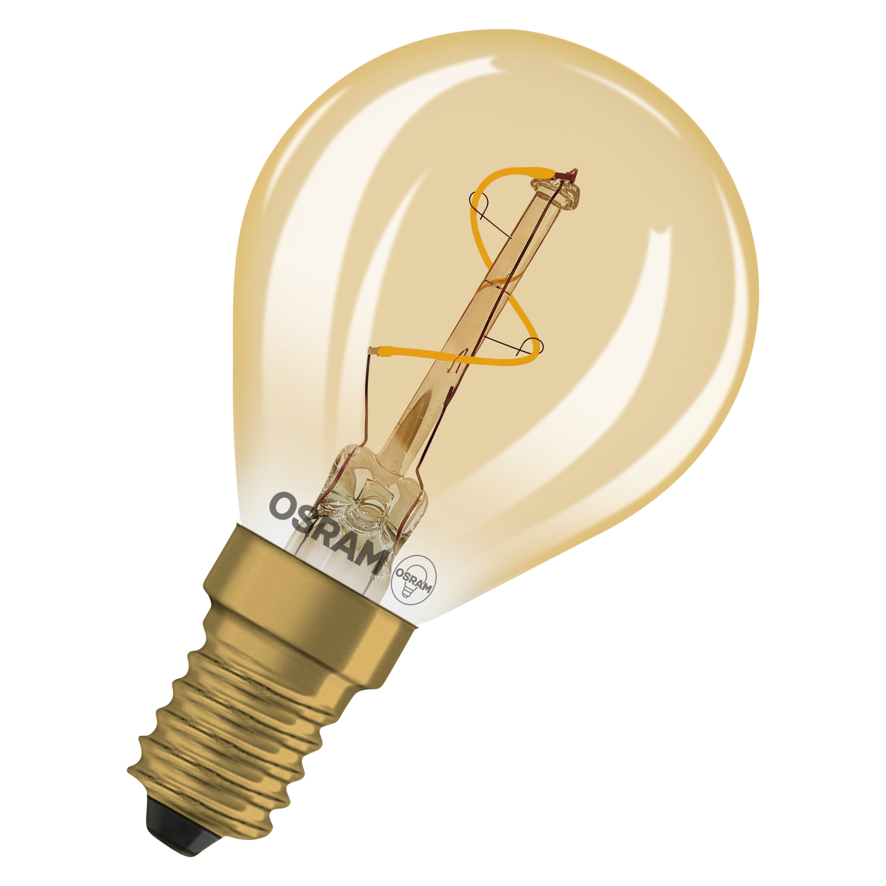 LEDpære 1906 VIN CLP 30lm 822 Gold E14