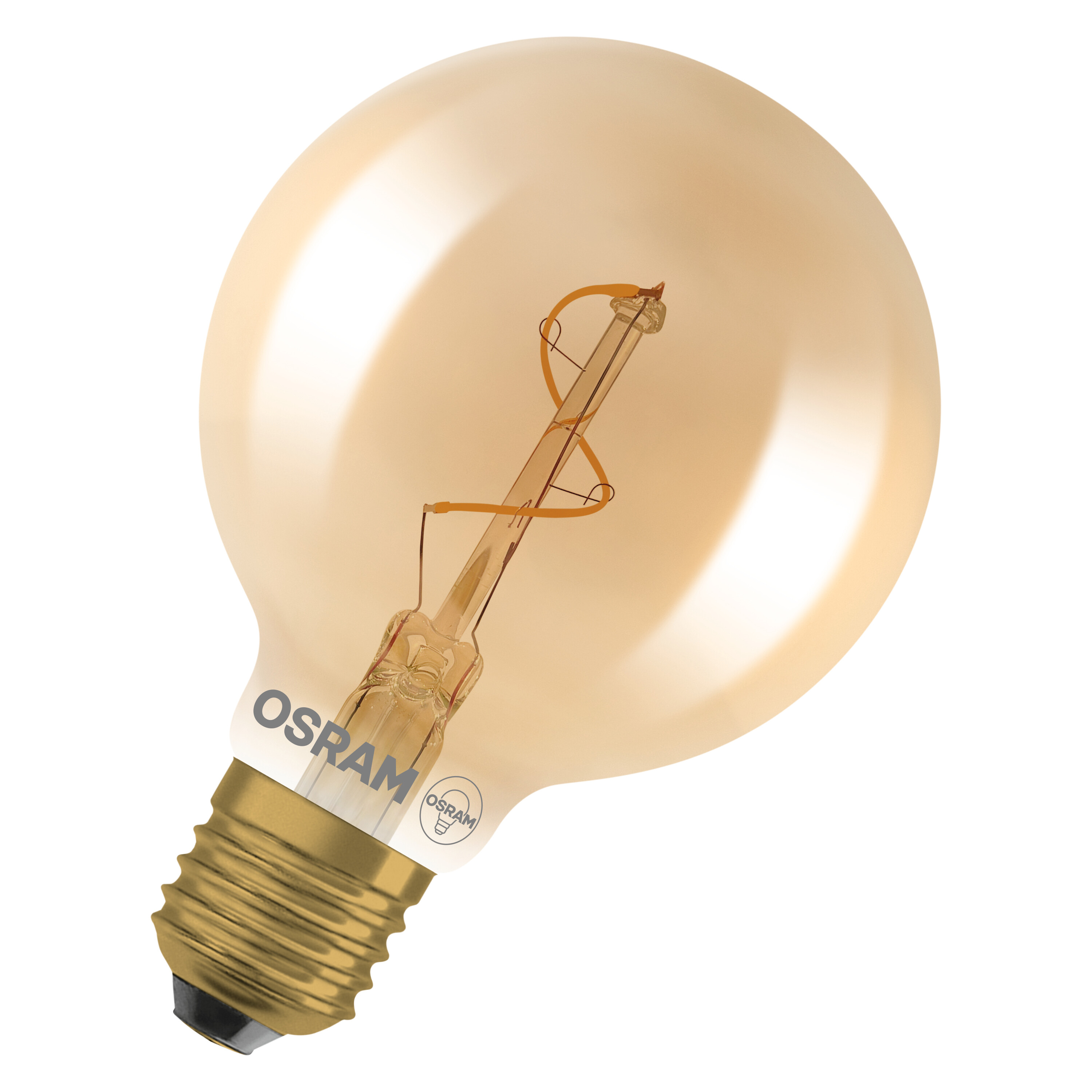 LEDpære 1906 VIN GLB80 30lm 822 Gold E27