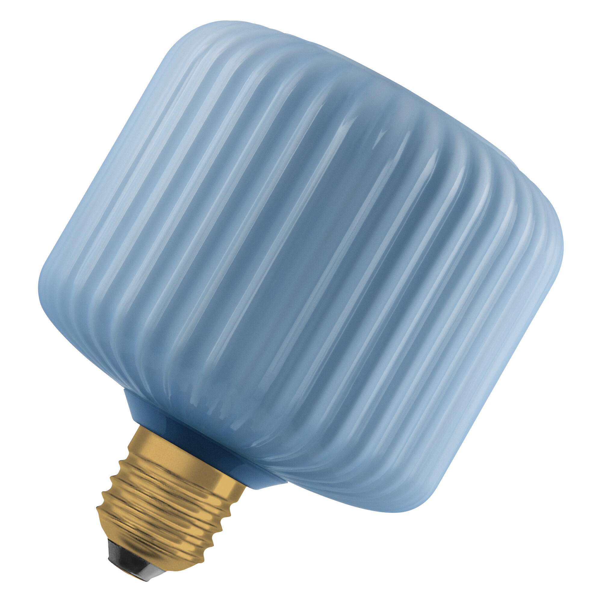 Decor Flatlamp 300lm SQUARE BLUE E27 827