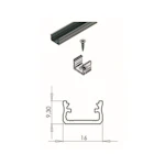 HOLDER HOLDER FOR NTA ALUMINIUMBAR