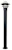 airam Käpylä bollard pihapiirival ip44 e27 glc bk h1100
