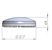 lival Universal armatur partout led 3000k ip20 vit