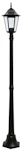 GÅRDSARMATUR IP44 E27 GLC BK POLE