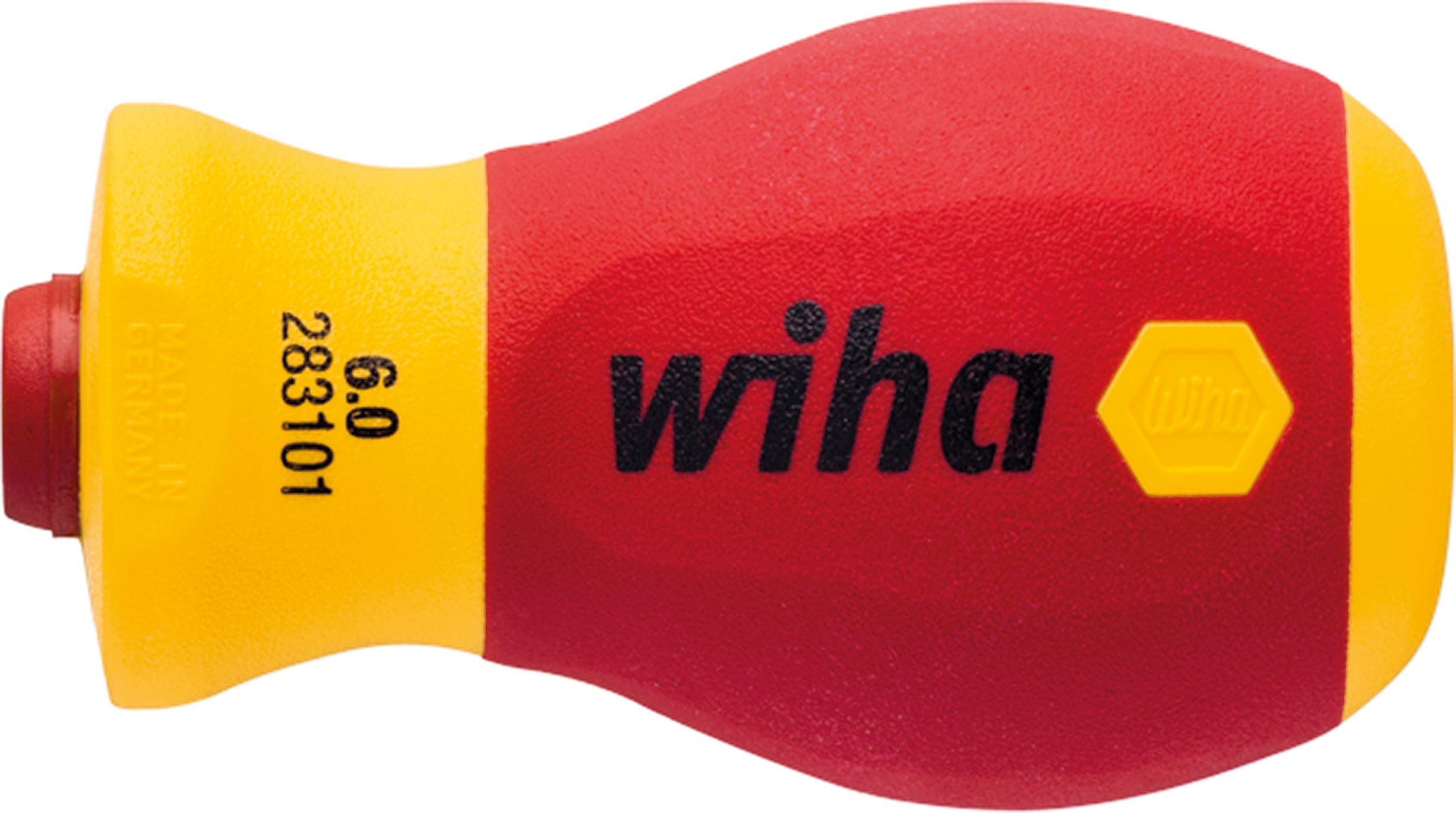 wiha Screwdriver with bit holder stubby, 4-pcs.