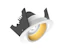 illuxtron Downlight strada 90 hv-fd 800lm 4k 40° wh/go