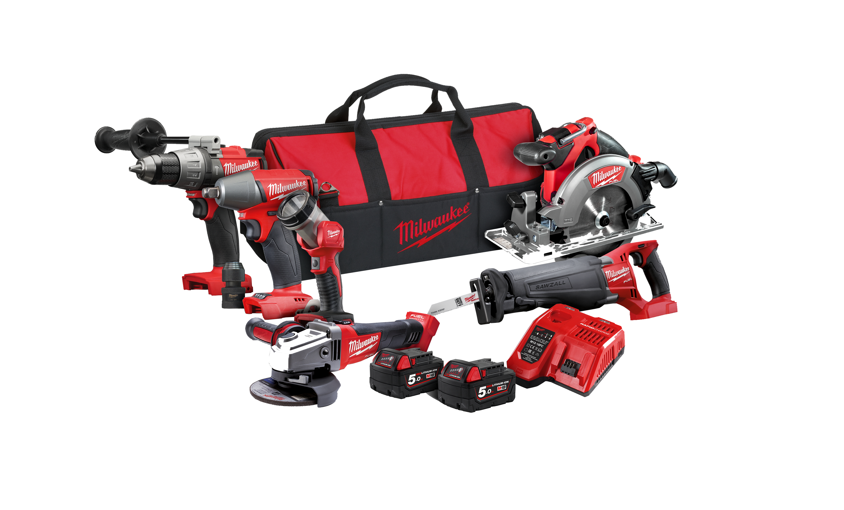 milwaukee Sladdlös set milwaukee m18 fpp6c-502b