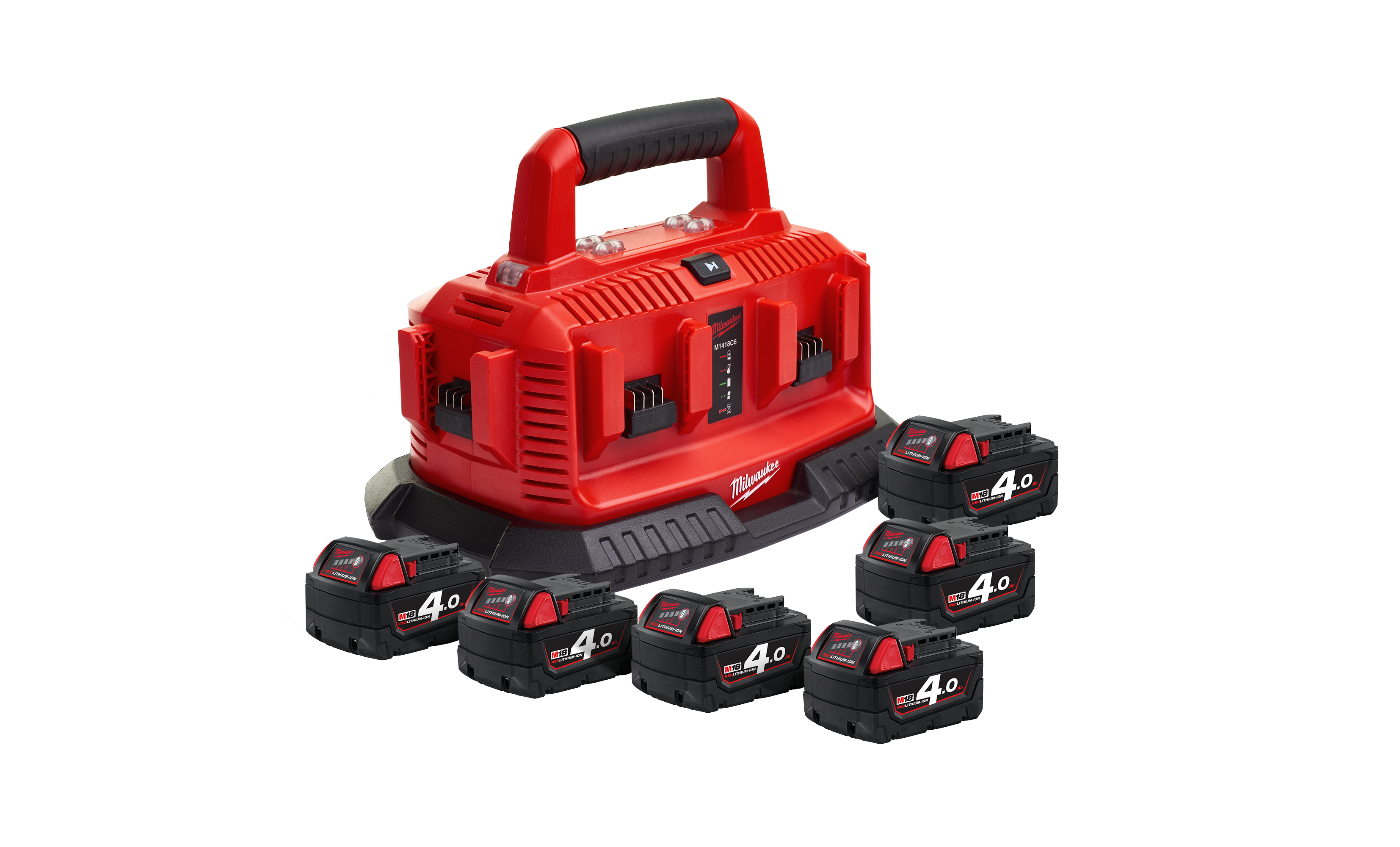 milwaukee Akkusetti milwaukee m18nrg-406 sis. laturi
