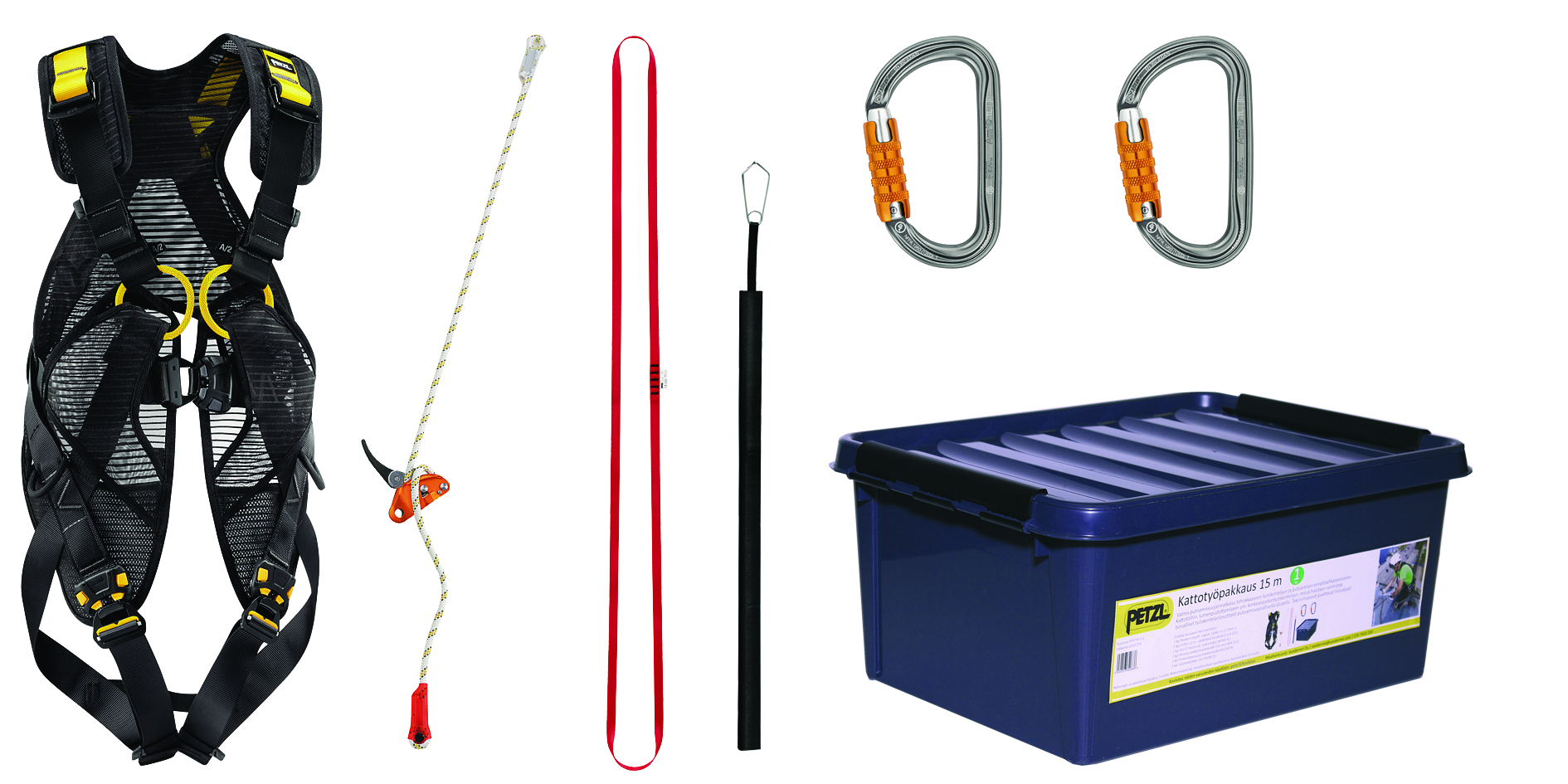 petzl Fall protection set petzl roofers kit 15m 2