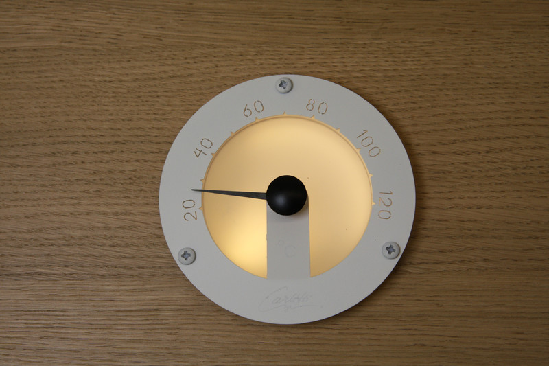 LIGHT DISTRIBUTION ACC. SAUNAN THERMOMETER WHITE