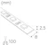 hide-a-lite Valoprofiili/-nauha rx led flexibel rxw 24v 2600k /m