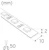 hide-a-lite Led-nauha rx ip20 24v 1565lm/m 19w/m tw /m