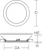 rzb Downlight toledo flat toledo flat 5w led 830 d148