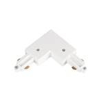 TRACK ACCESSORY LITETRAC L-FEED 1-PHASE OUTER WHITE