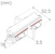 hide-a-lite Straight connector 1-phase whi