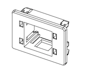 Modulholder, Enkel