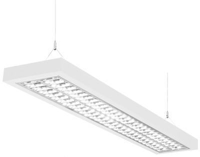 PÅPUTS-/PENDELARMATUR AREL 1245X245 IP20 37W/840 AL MA WH