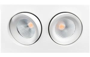 sg armaturen Downlight junistar lux square lux sq 2x7w 4000k da vit ip44