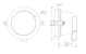 ledimo Alasvalo all ip54 ip54 18w 172mm 830/840/857c da