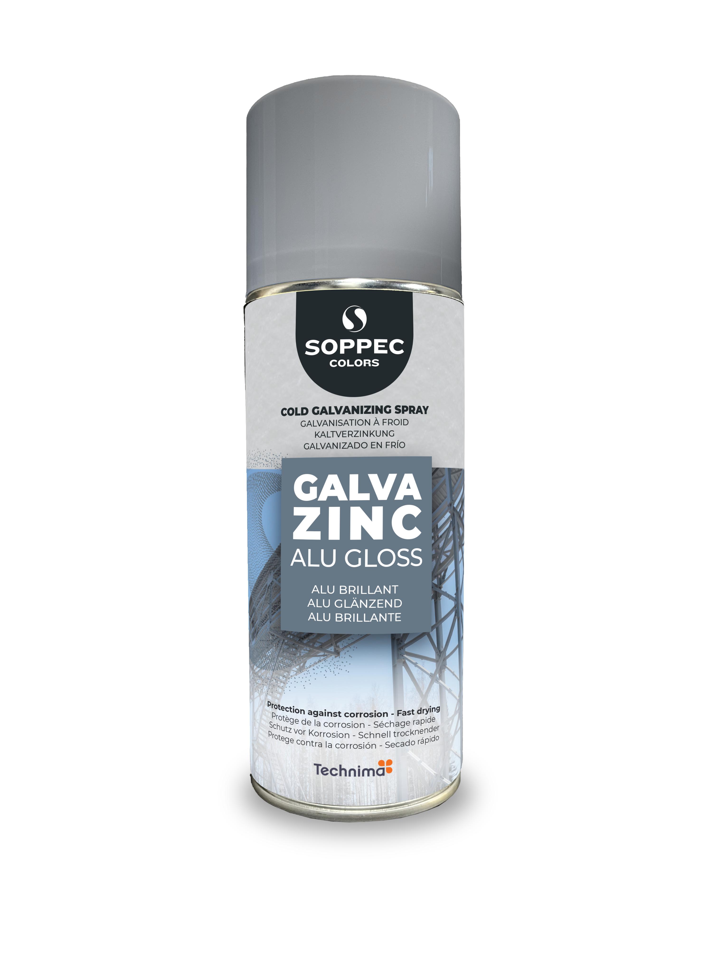 SPRAYFÄRG GALVA ZINC ALUMINIUM BLANK