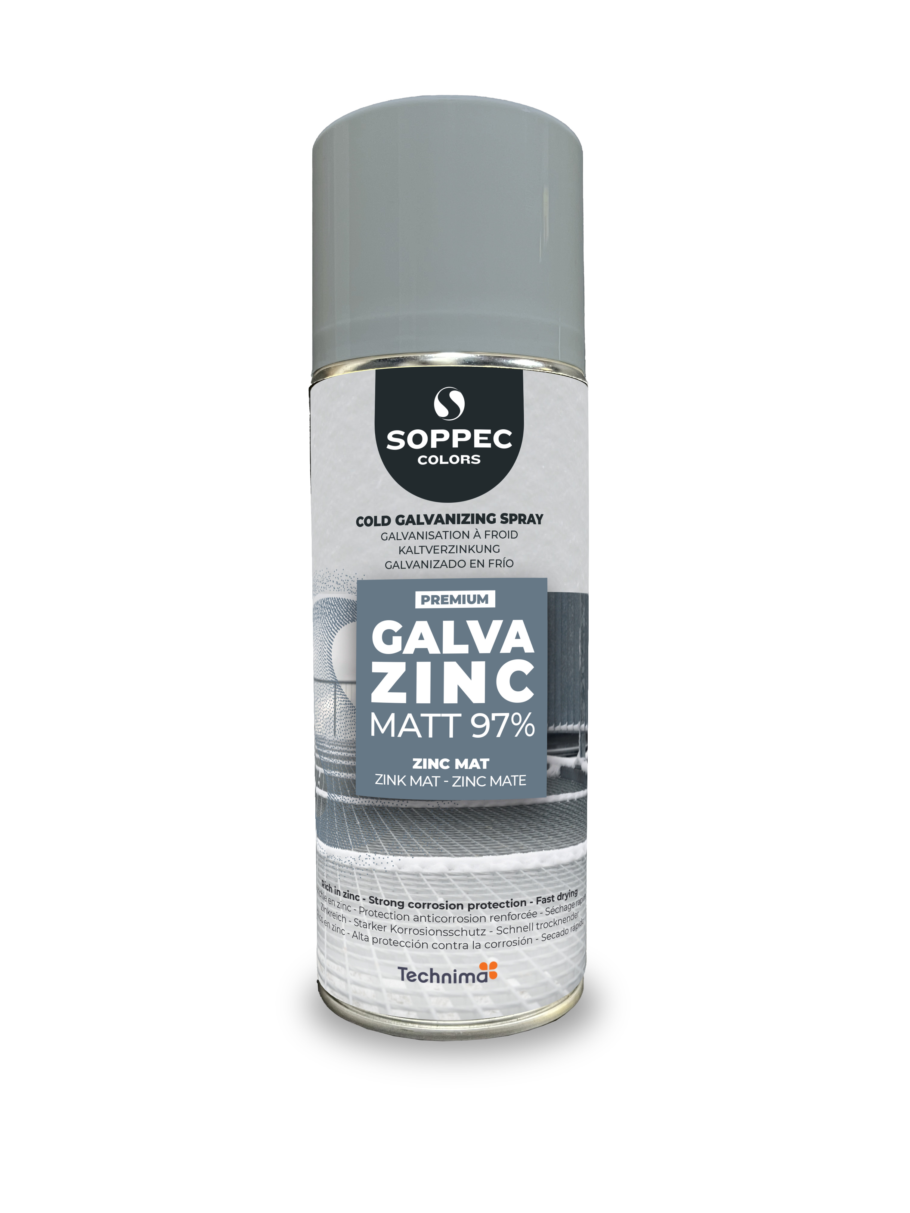 SPRAYFÄRG GALVA ZINC 97PROC PREMIUM MATT