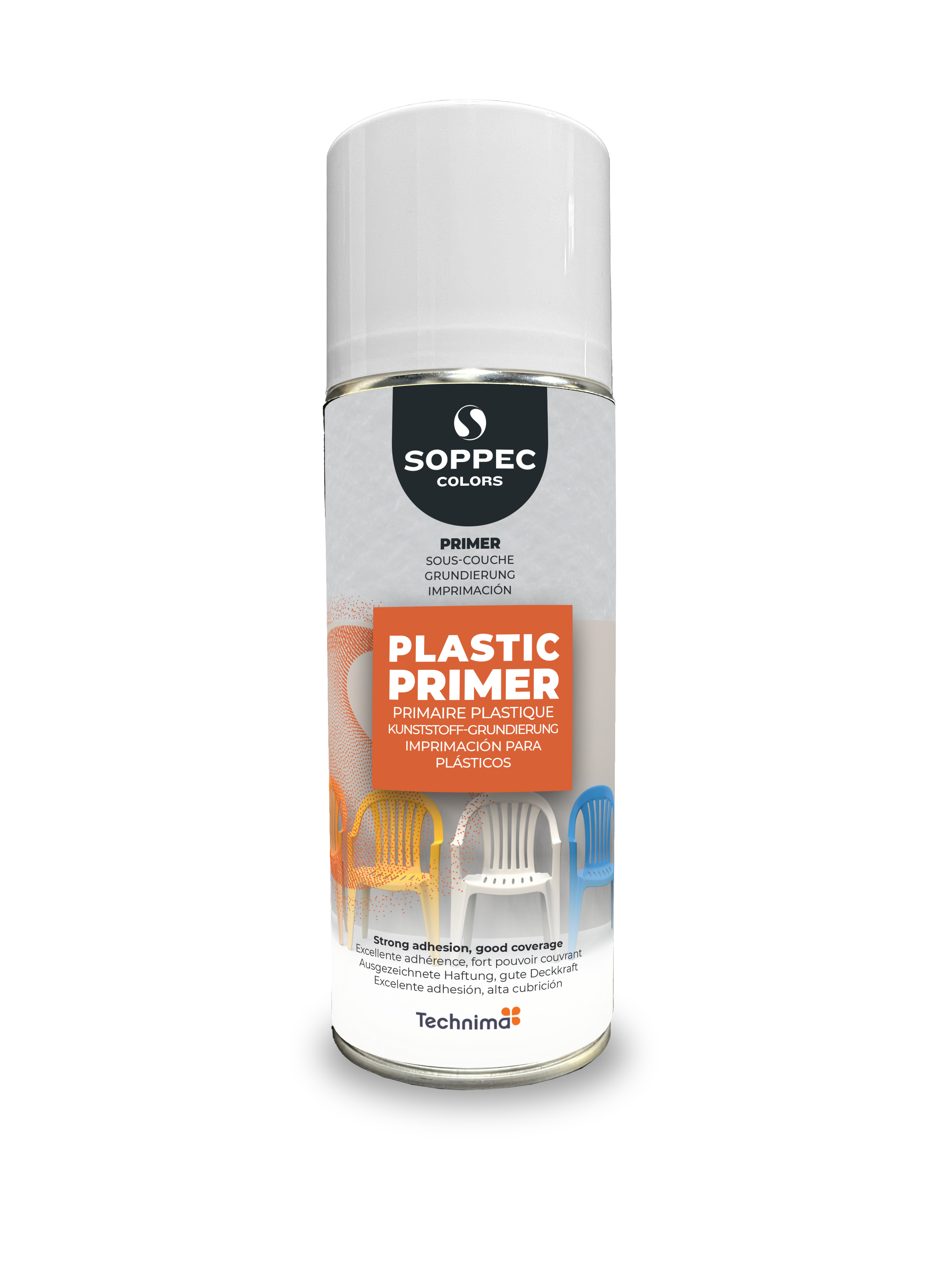 SPRAYFÄRG PRIMER PLASTIC VIT AKRYL 400ML