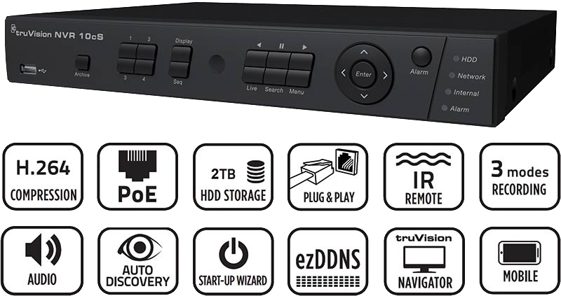 truvision Truvision tvn 10 ip video kit 8-ch ip video kit