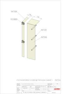 emiter Cable distribution cabinet okkjk-p 26 cover 1x160