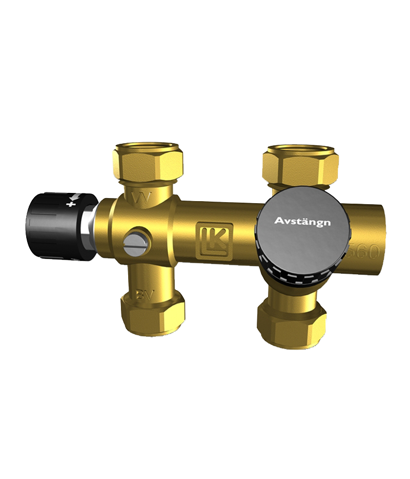 VALVE COMBINATION LK 15mm k/k=54mm