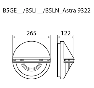 airam Outdoors wall luminaire astra p e27 max 60w p gr