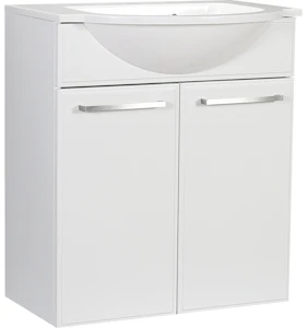 onnline Washbasin cabinet onnline vivea ii 600 with doors white