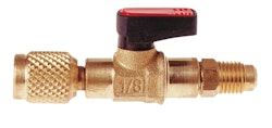 BALL VALVE FOR HOSE ITE BVS-04Y STRAIGHT 1/4 YELLOW
