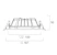 sylvania Downlight insaver slim insaver slim square ugr19 ip44