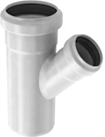 GRENRÖR ACO -200/160X45° ACO-PIPE 304, 2-MUFF, EPDM