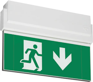 teknoware Exit light twt8051wk 230v 20m down ds