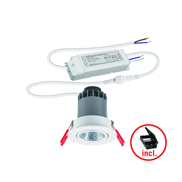 esylux Downlight armatur alicia 68/24 9w 830 cb
