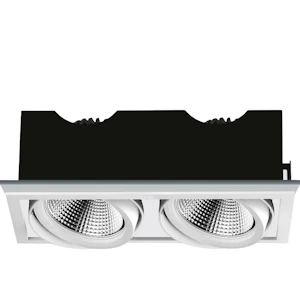airam Downlight armatur oslo hid 2x70w/830 38d sv