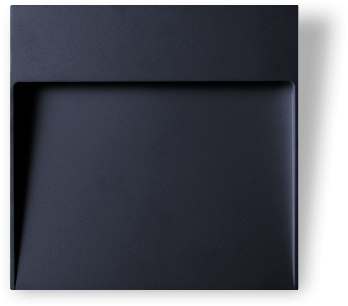 ZOUK 2 IP65 9W GRAFITT 3000K VEGGARM. LAV UTENPÅL. IP65