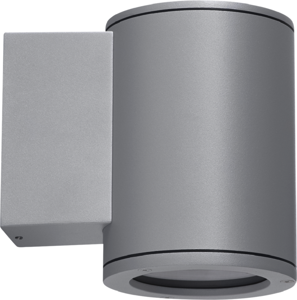 TUBE 17W LED ASYM. 3K SØLV VEGGARM. ASYMMETRISK IP65